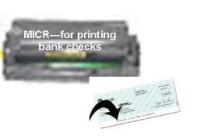 OEM Equivalent xp8etc micr toner cartridge-for printing BANK CHECKS